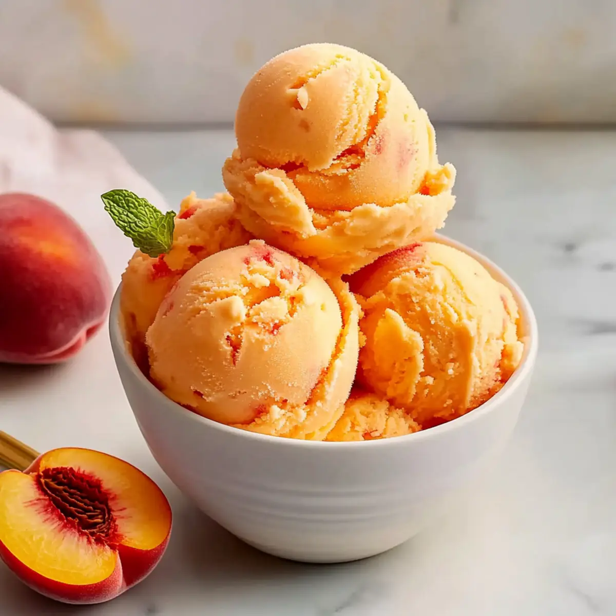 Best Peach Sorbet