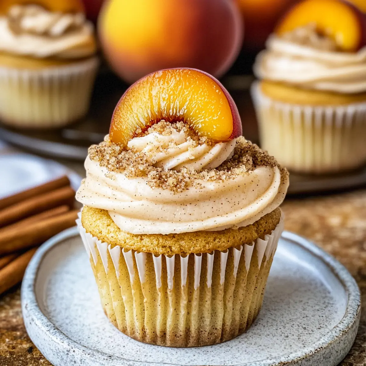 Peach Cupcakes