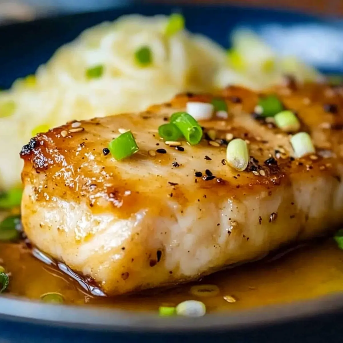 Pan Fried Miso Glazed Cod