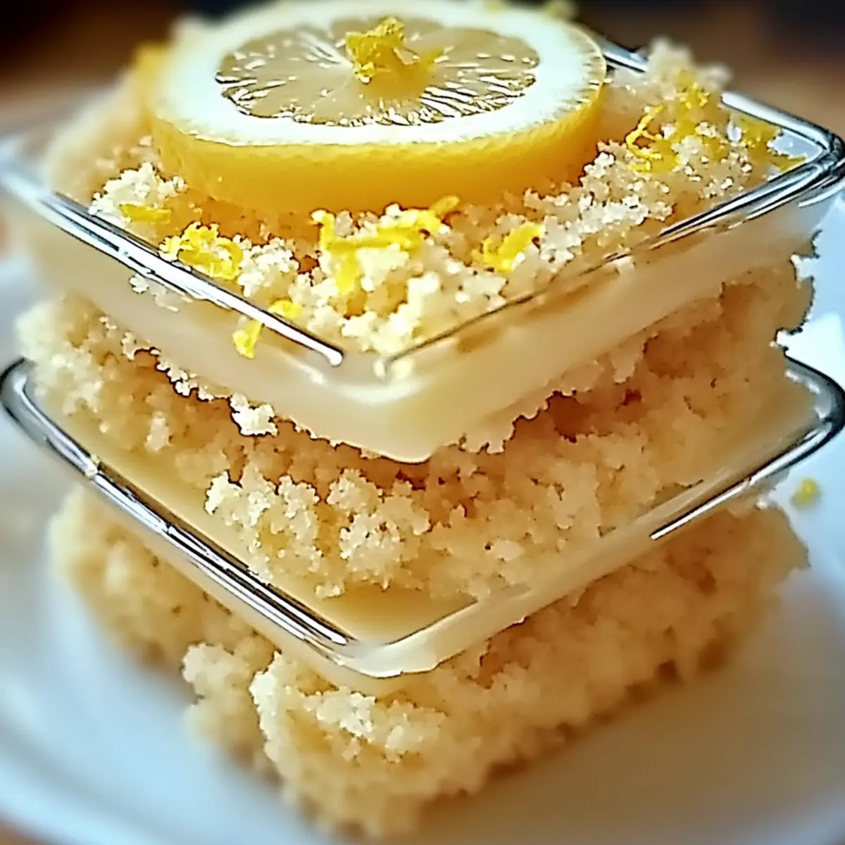 Sweet Sugar Cookie Lemonade Crumble