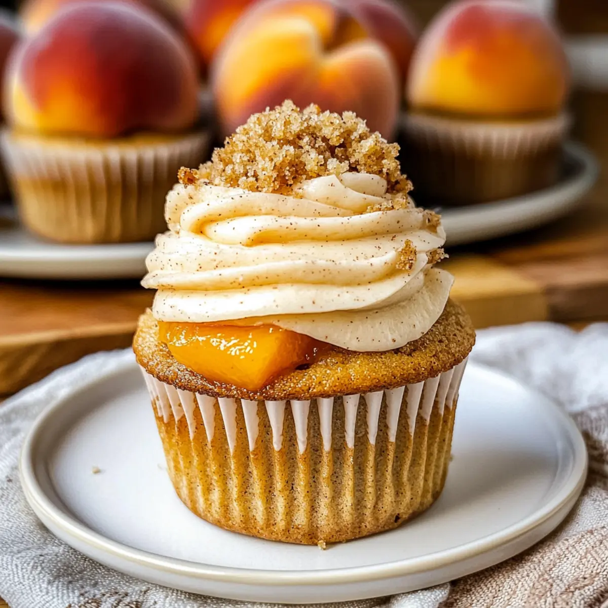 Peach Cupcakes