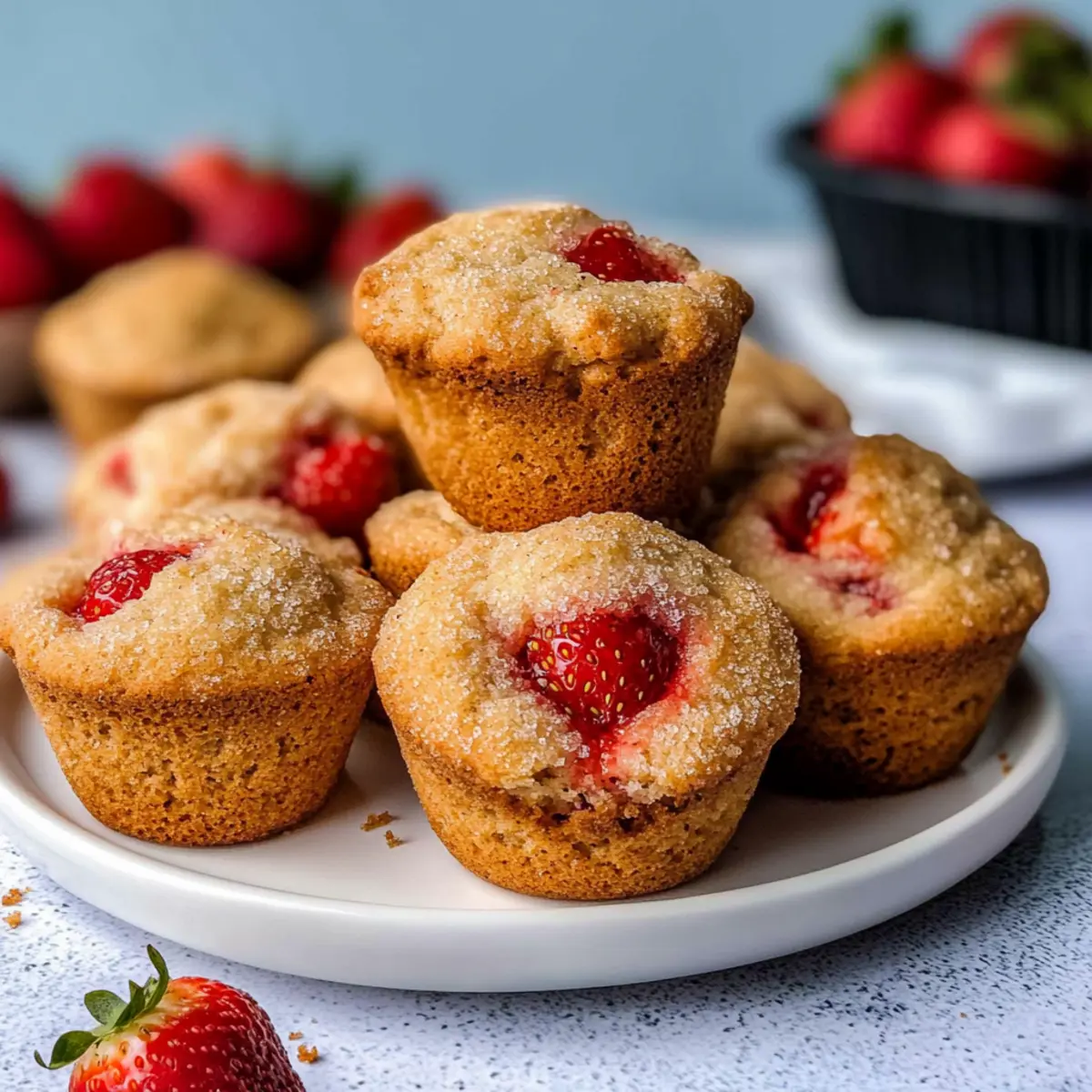 Vegan Strawberry Muffins