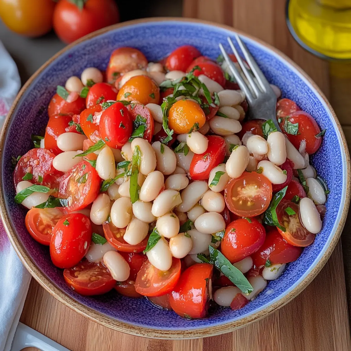 Cherry Tomato and White Bean Salad