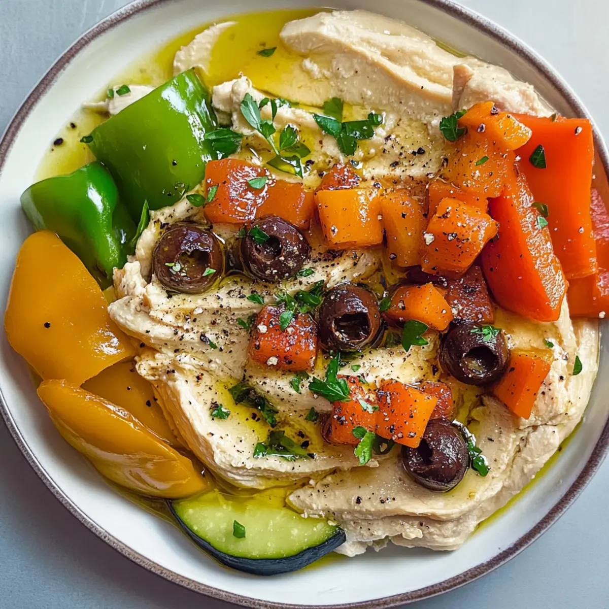 Greek Style Loaded Hummus