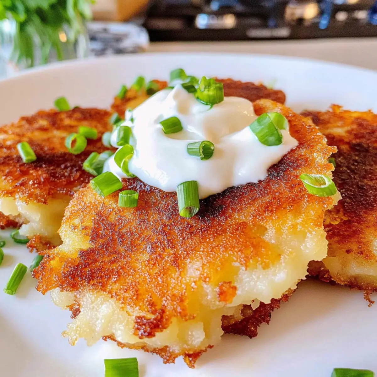 Loaded Mashed Potato Cakes