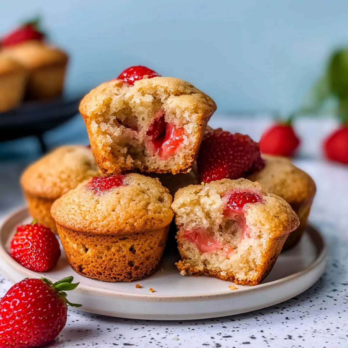 Vegan Strawberry Muffins