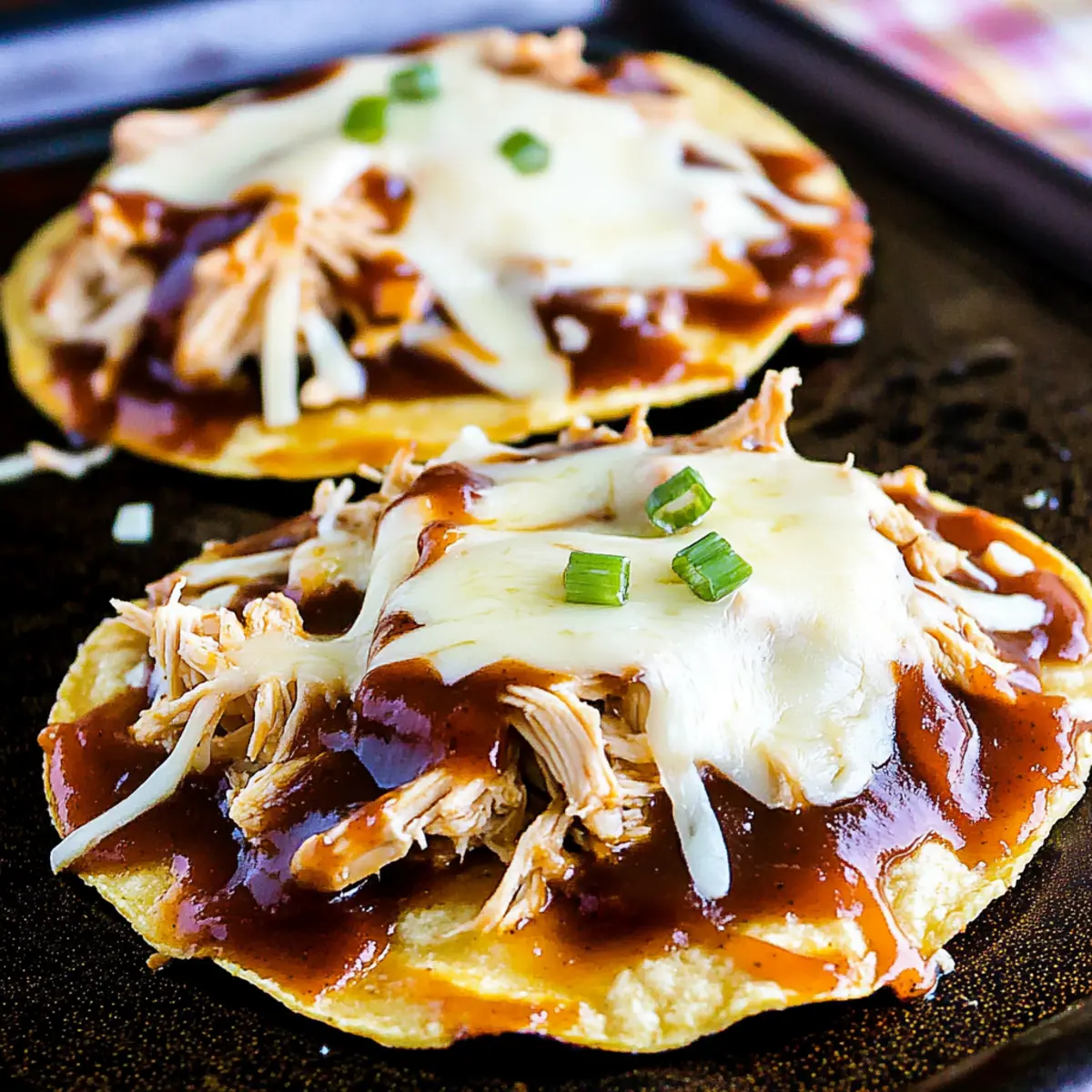 Barbecue Chicken Tostadas