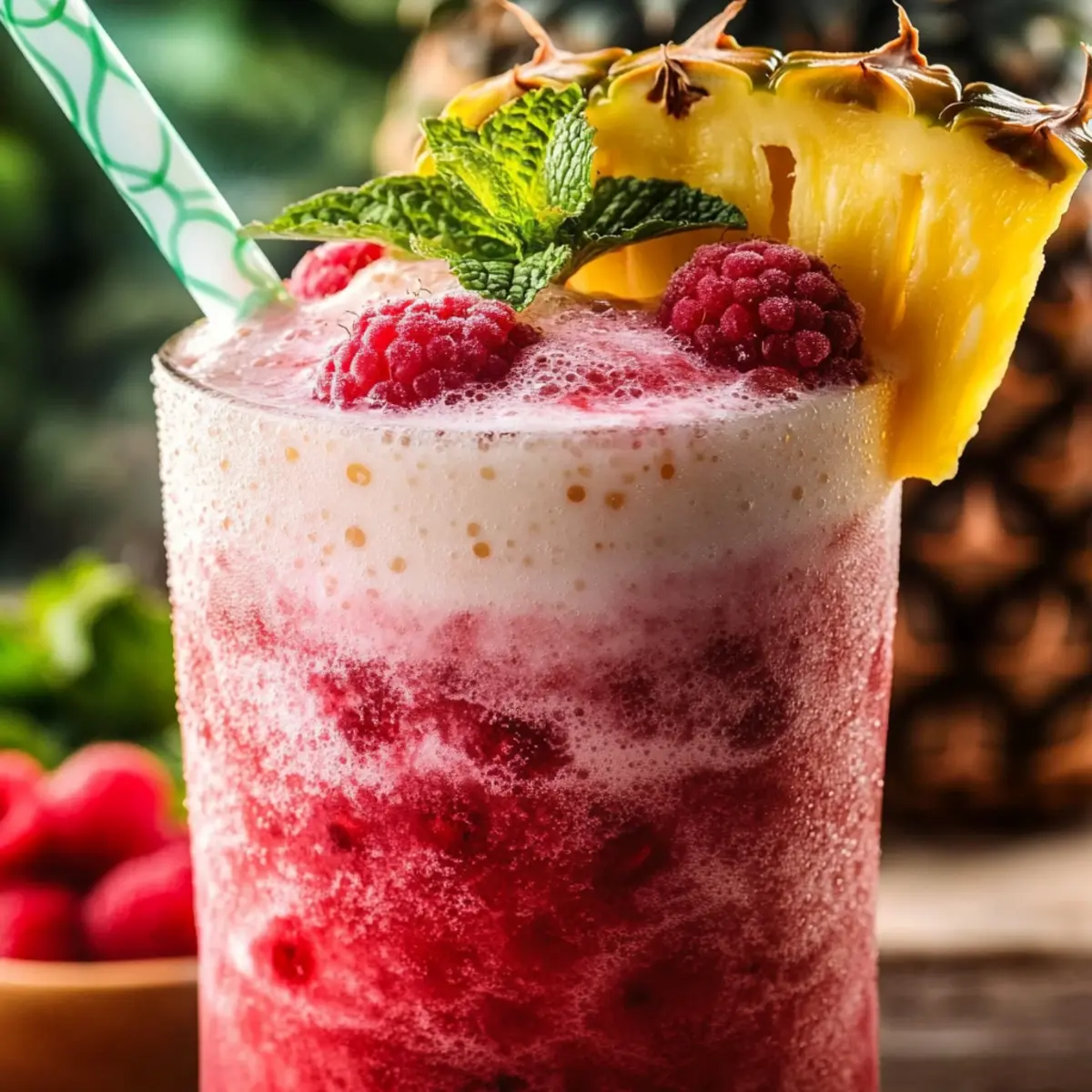 Raspberry Colada Twist