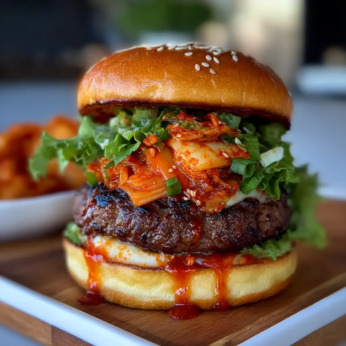 Bulgogi Kimchi Burger