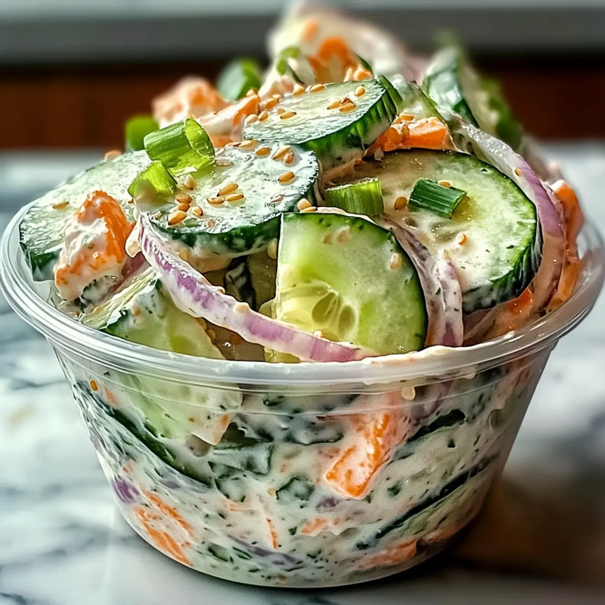 Sushi Cucumber Salad