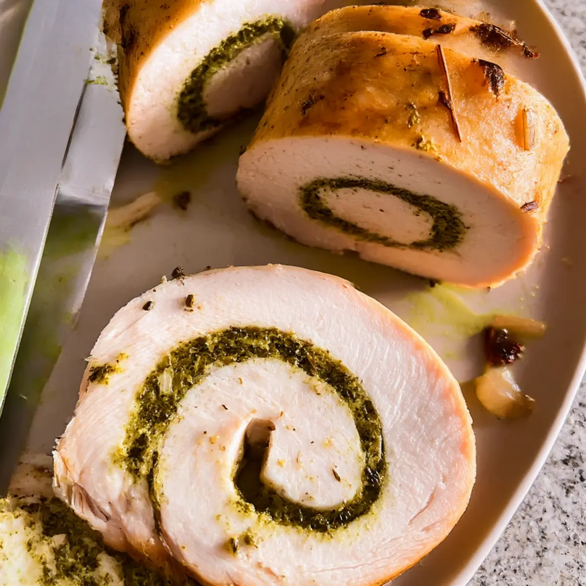 Garlic & Herb Turkey Roulade