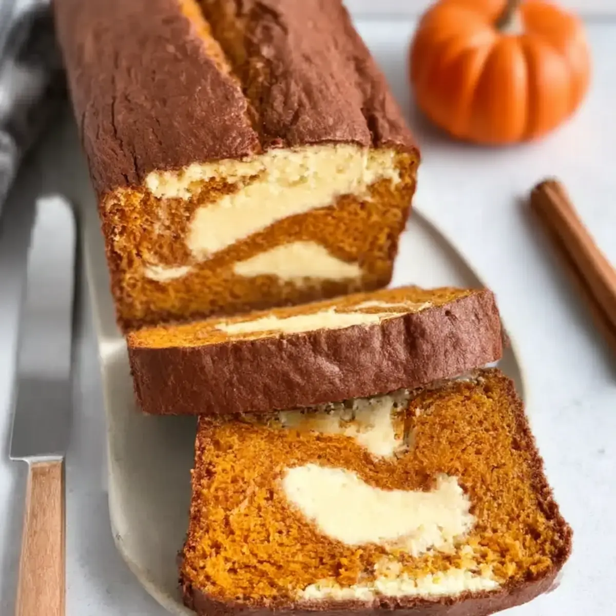 Pumpkin Cream Cheese Bread
