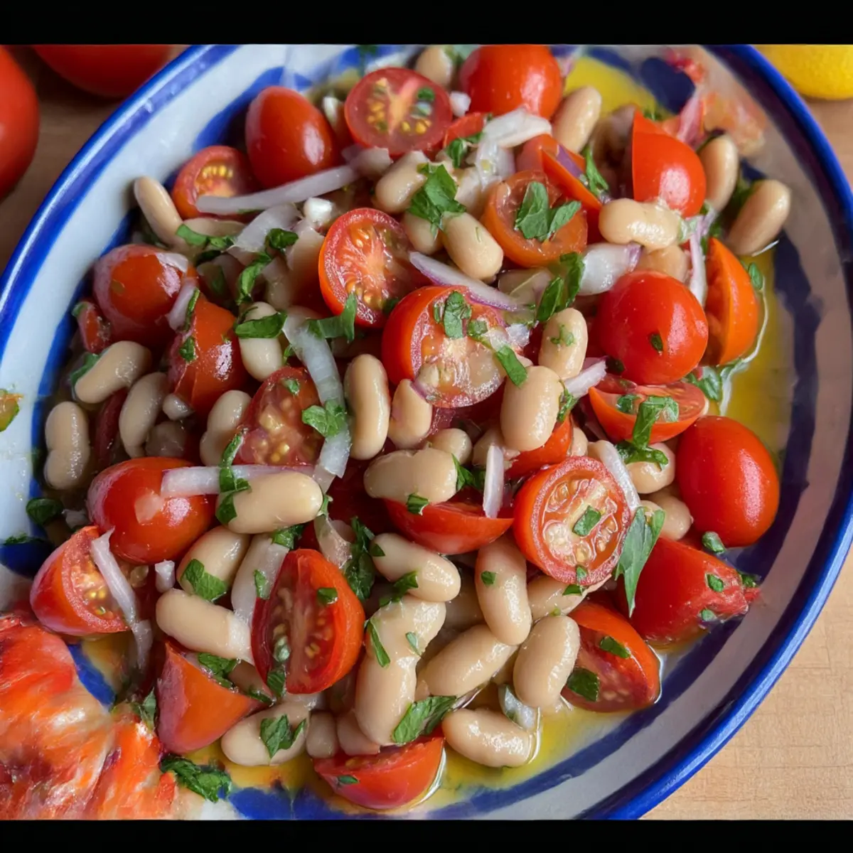 Cherry Tomato and White Bean Salad