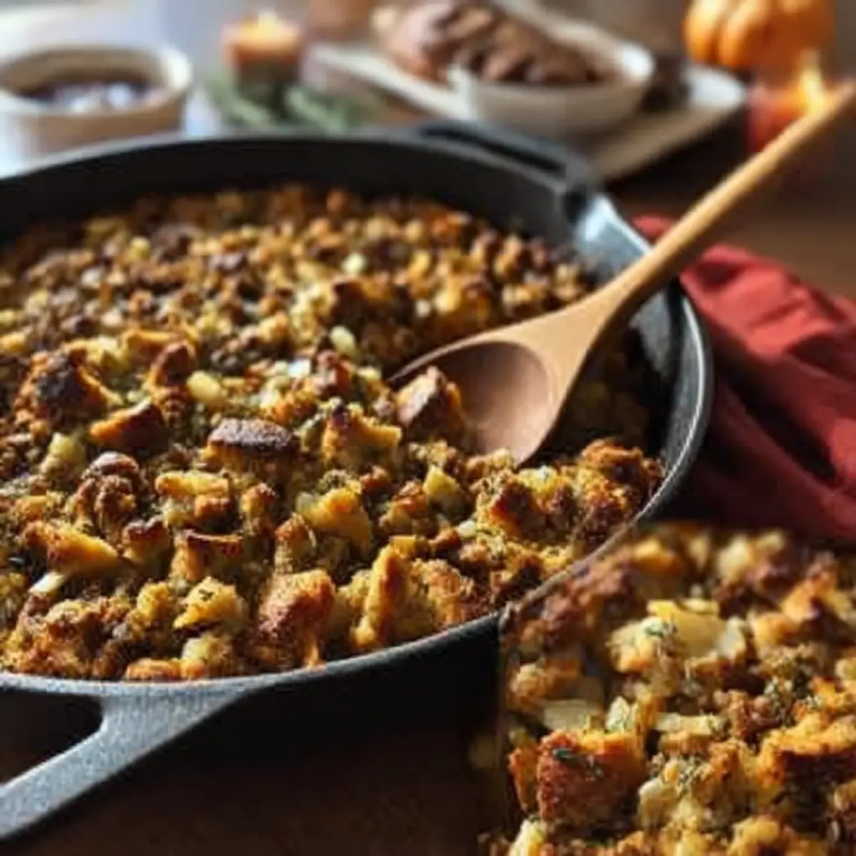 Traditional Thanksgiving Sausage Stuffing