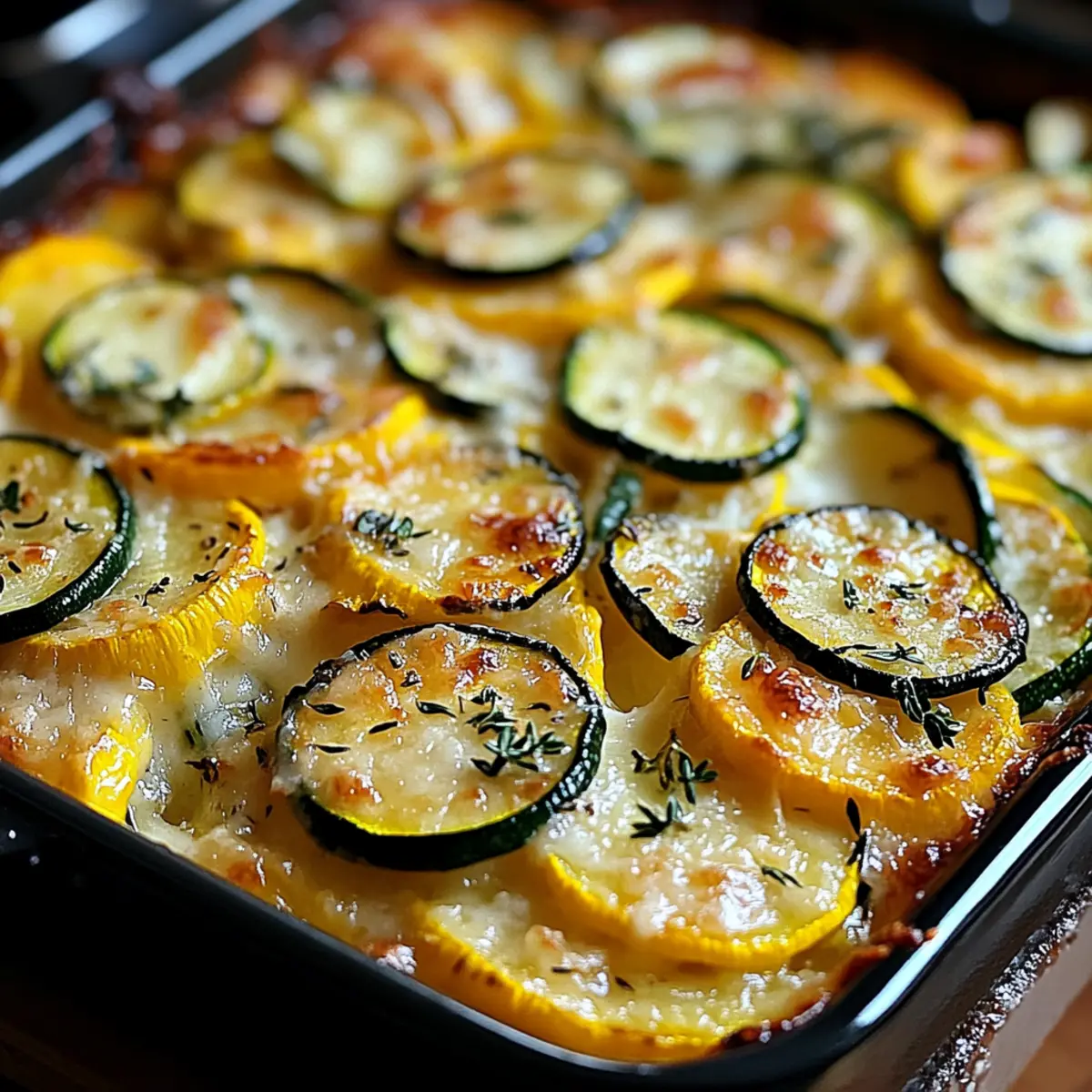 Zucchini and Yellow Squash Gratin
