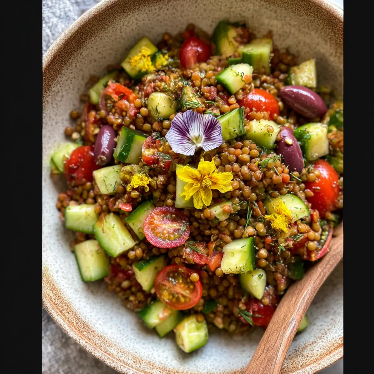 Mediterranean Lentil Salad