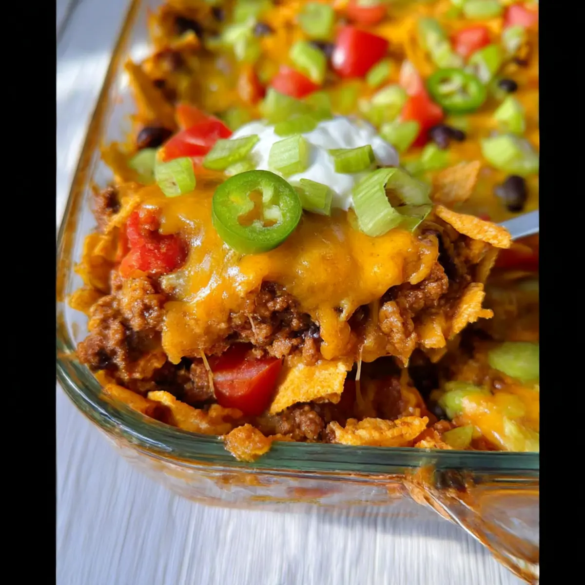 Walking Taco Casserole