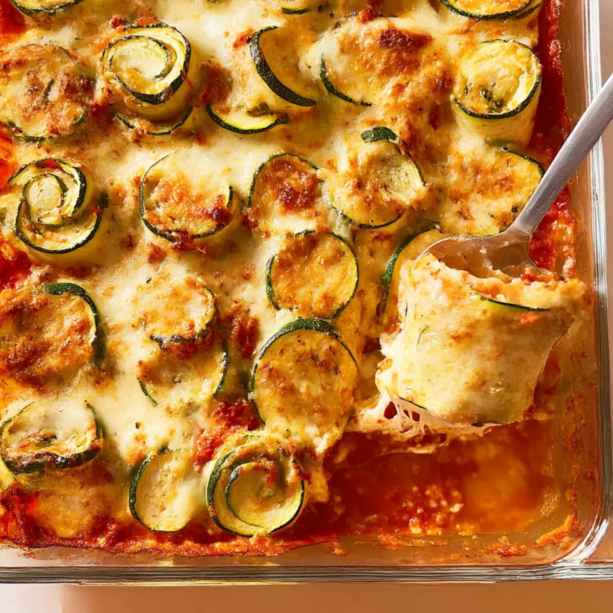 Zucchini Lasagna Roll-Ups
