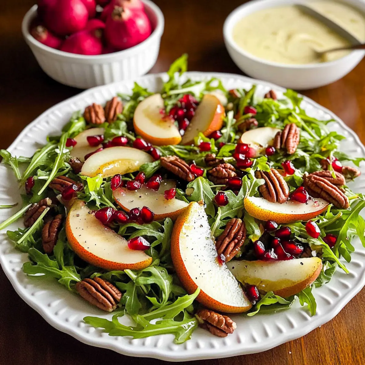 Caramelized Pear Arugula Salad
