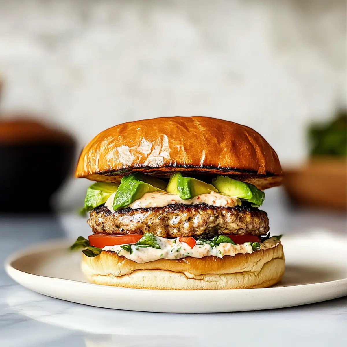 Spicy Southwest Turkey Burgers