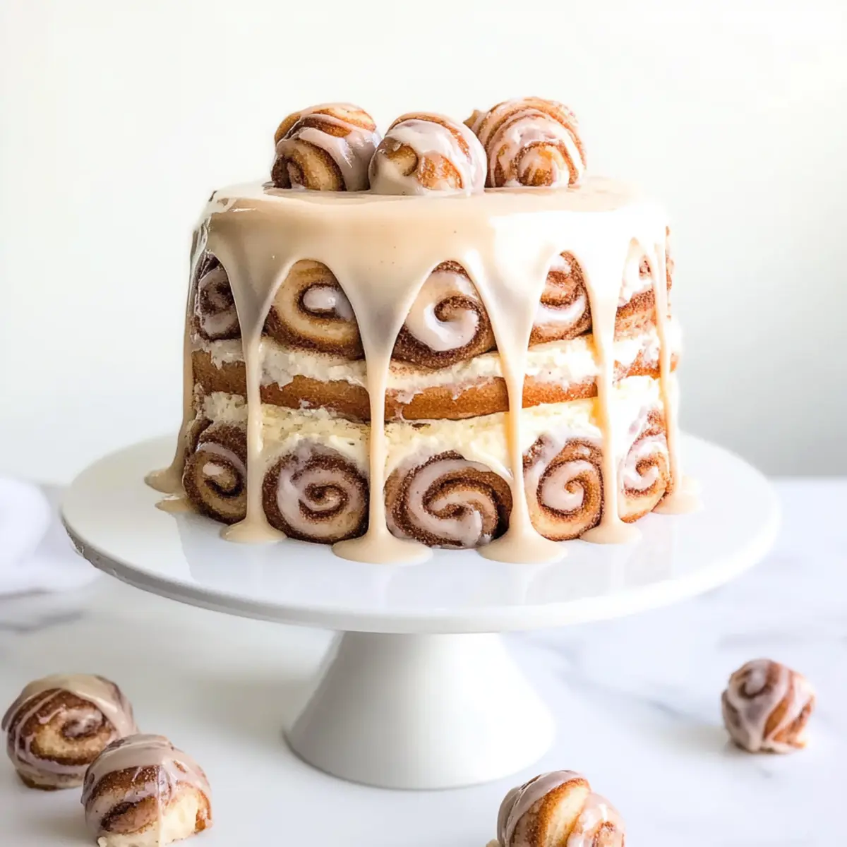 Cinnamon Roll Cake