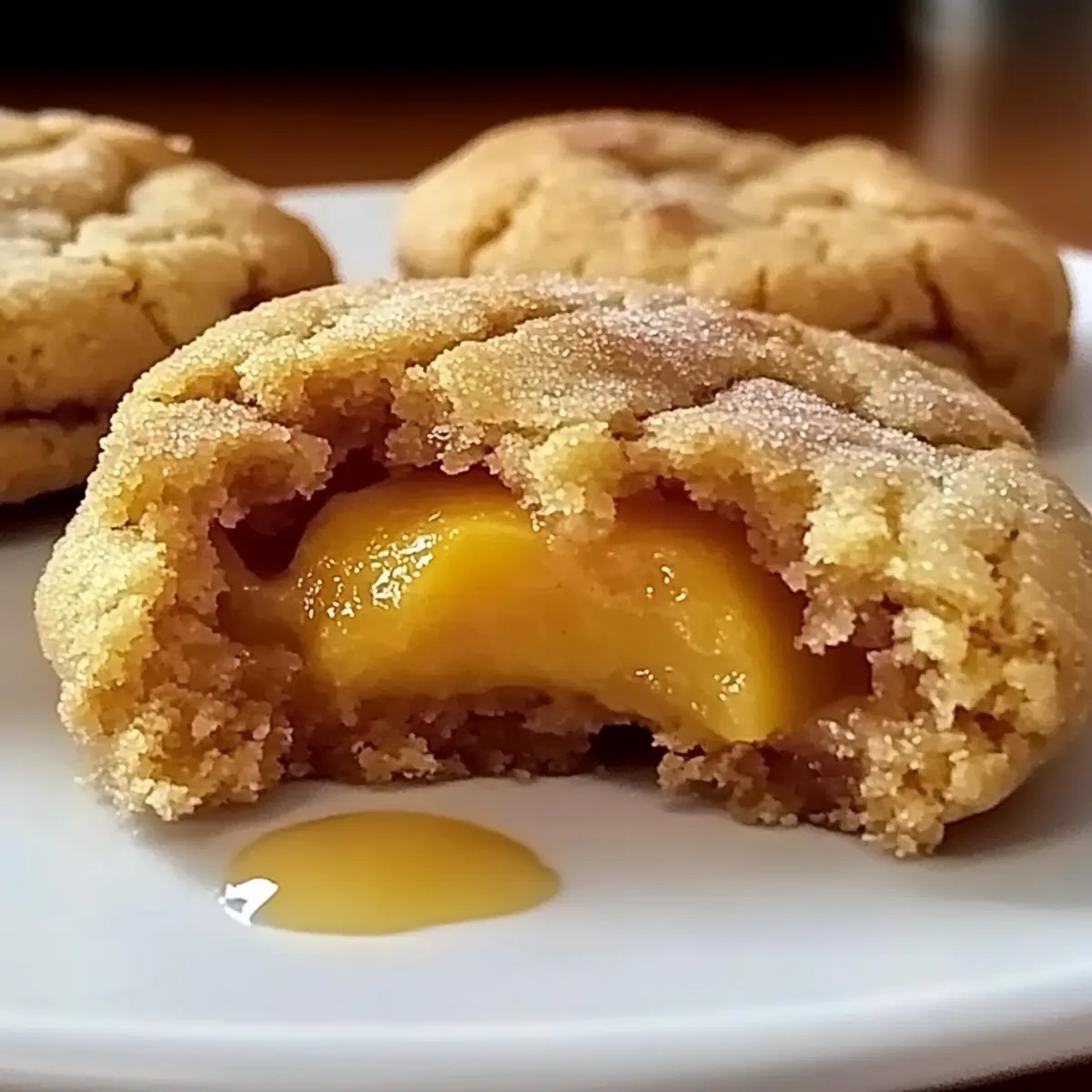 Peach Cobbler Cookies